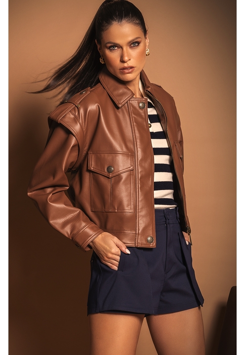 Jaqueta Bia Marrom - 7