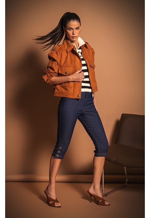 Jaqueta Bia Nobu Caramelo - 5