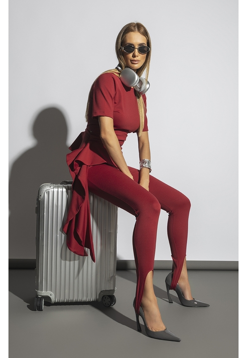 Calça Nadia Vinho - 4