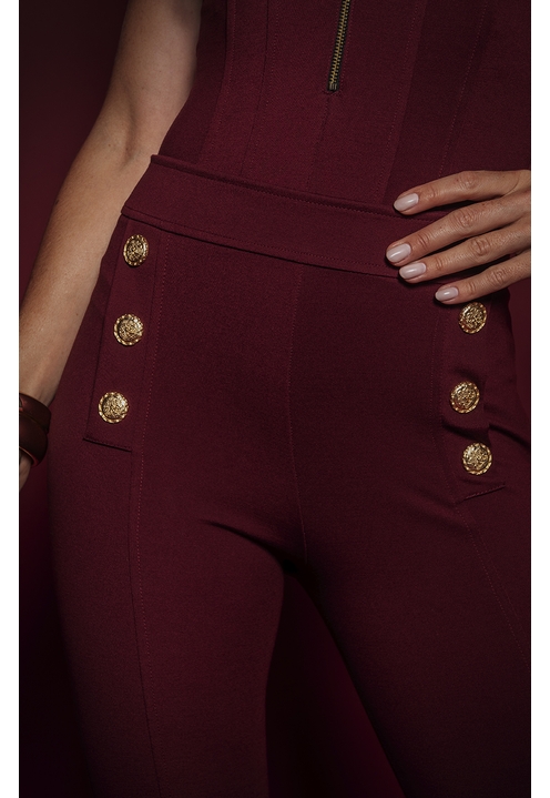 Calça Lally Vinho - 4