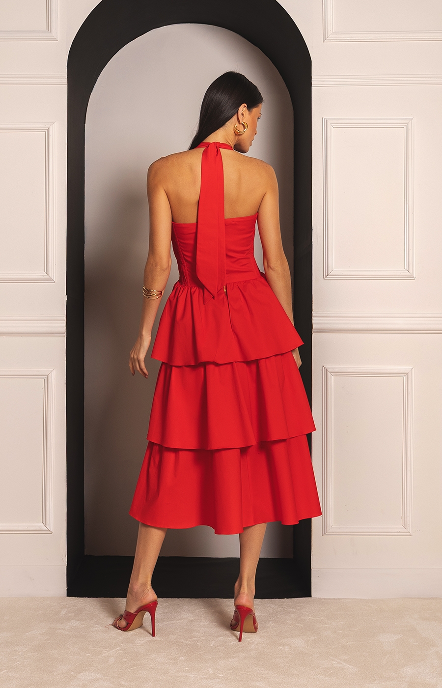 Vestido Joaquina Vermelho