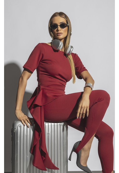 Calça Nadia Vinho - 3