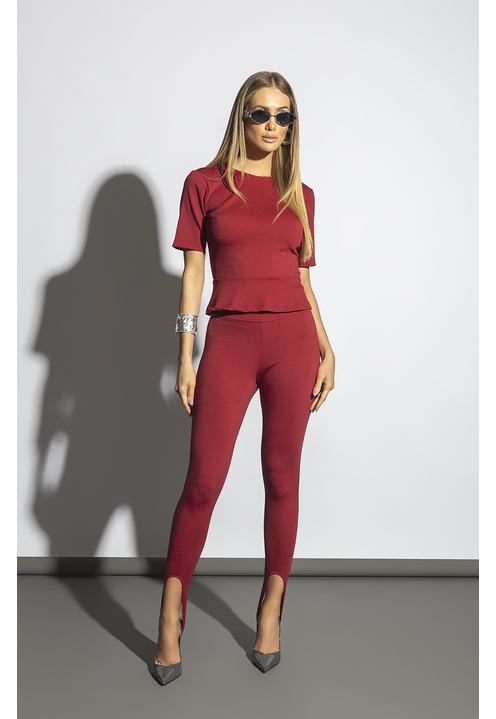 Blusa Thalia Vinho - 4