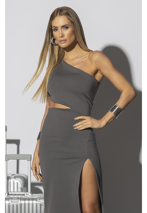 Vestido Penélope Cinza - 3