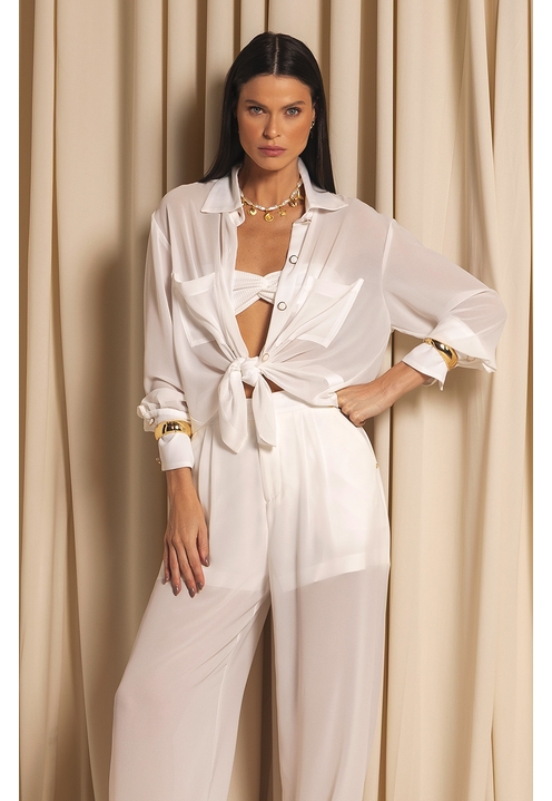 Camisa Cambury Off White - 1