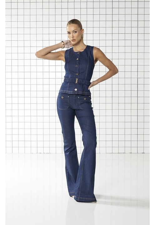 Calça Garopaba Blue Denim