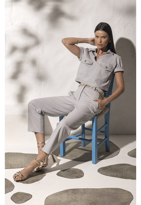 Camisa Alexandra Cinza - 2