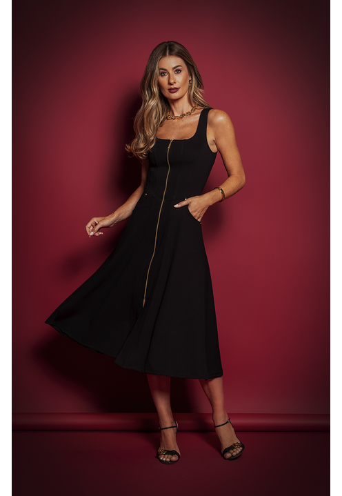 Vestido Cici Preto