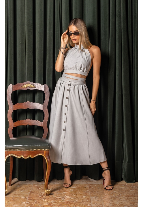 Conjunto Mylos Cinza