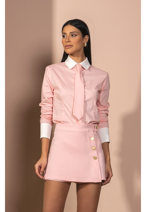 Camisa Mila Powder Pink