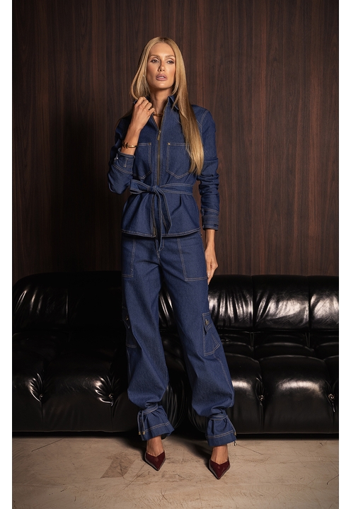 Calça Zizzy Blue Denim - 5