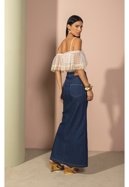 Saia Stacy Blue Denim - 3