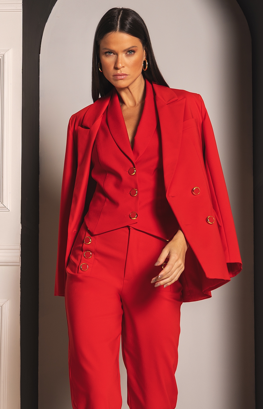 Blazer New Castle Vermelho