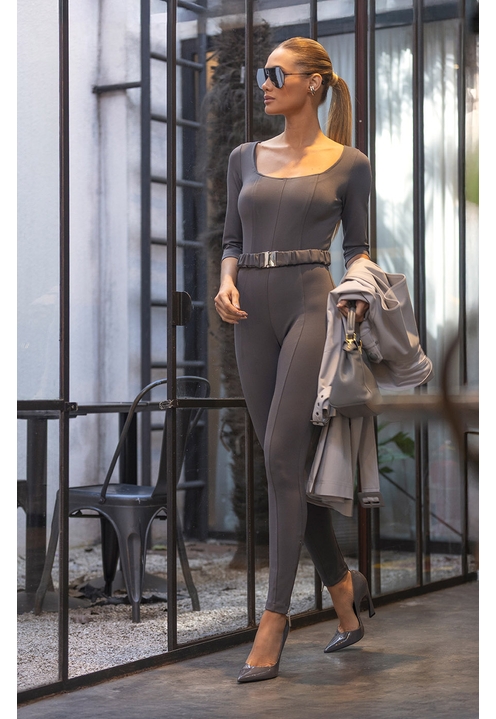 Macacão Larissa Cinza - 3