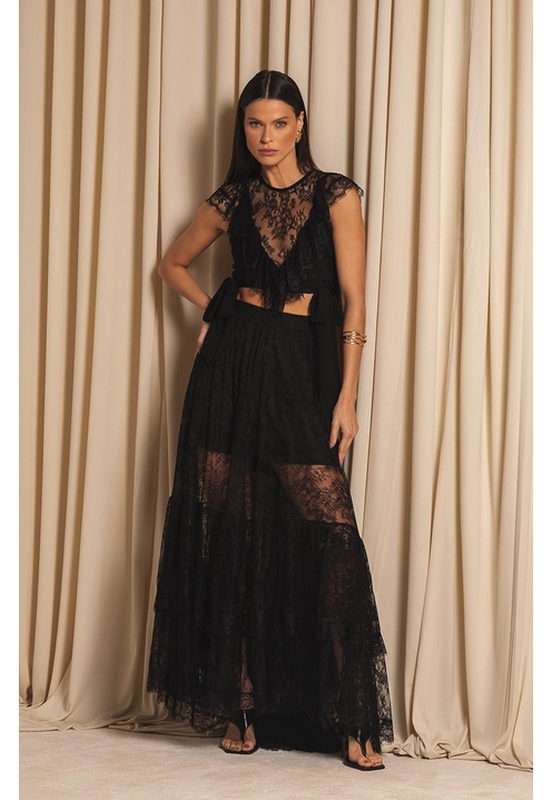 Blusa Domingas Preta - 4